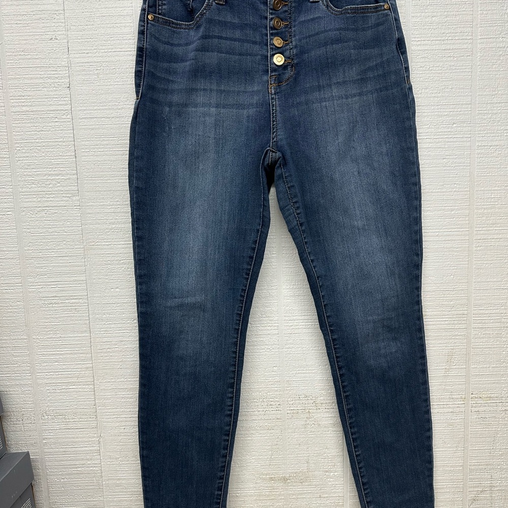 Altar'd State High Rise Blue Jeans - Picture 1 of 3